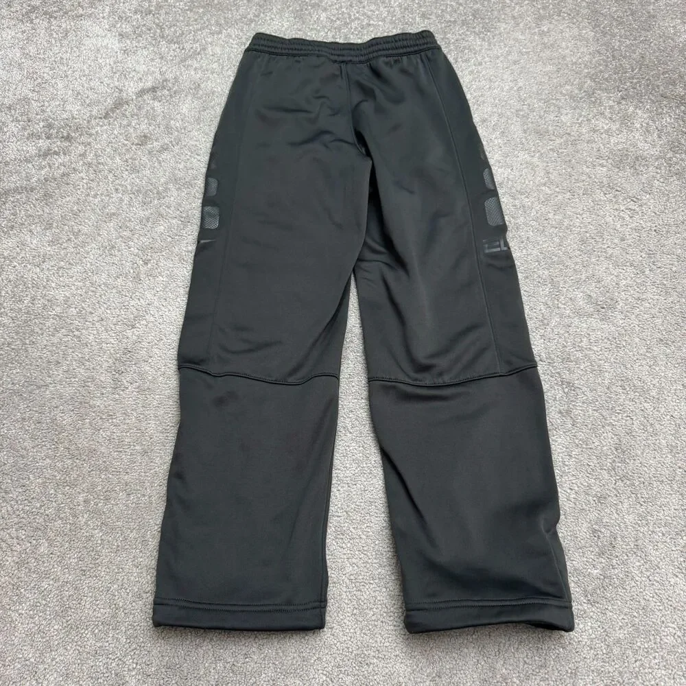 Nike Dri-Fit Therma Elite Track Pants Boys Youth Large Dark Gray Athletic Active